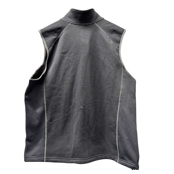LL Bean Vest Mens XL Black Full Zip ProStretch Fleece Jacket AMPERITY Logo NEW - Picture 8 of 9